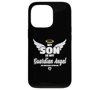 My Son Is My Guardian Angel He Watches Over Me In Memory Custodia per iPhone 13 Pro