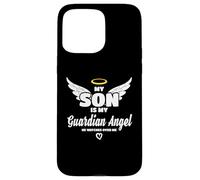 My Son Is My Guardian Angel He Watches Over Me In Memory Custodia per iPhone 15 Pro Max