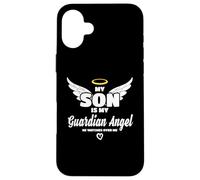 My Son Is My Guardian Angel He Watches Over Me In Memory Custodia per iPhone 16 Plus