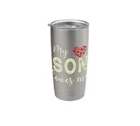 My Son Loves Me Bicchiere termico in acciaio inox doppia parete
