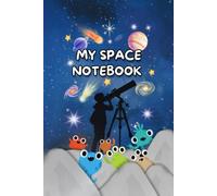 My Space Notebook: 6×9 notebook Half Lined half blank 100 pages