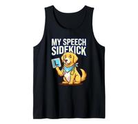 My Speech Sidekick Humor Lover Citazione Terapia Dog Service Canotta
