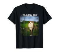 My Spirit Animal Funny Meowl Meme, Cat Owl Meme Rosso Marrone Maglietta