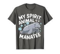 My Spirit Animal Is A Lamantino Divertente Mucca di Mare lamantino Maglietta