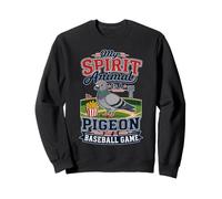 My Spirit Animal Is A Pigeon At A Baseball Game Felpa