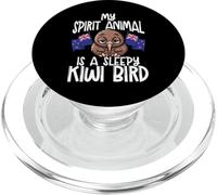 My Spirit Animal Is A Sleepy Kiwi Bird Nuova Zelanda PopSockets PopGrip per MagSafe