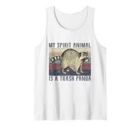 My Spirit Animal Is a Trash Panda Funny Raccoon Lovers Canotta