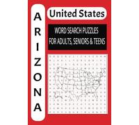 My State Arizona Word Search Puzzle Book: 50 plus pages word search Puzzles for Teens, Adults & Seniors, Your City 6x9 Large Print Paperback