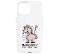 My Stick Horse ama Storytime Cute Pony Custodia per iPhone 15