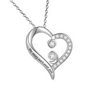 My Story Isn't Over Yet Collana con punto e virgola Guerriero Combattente Seme e virgola Gioielli Suicidio Consapevolezza Consapevolezza Autolesionismo Suicidio Sopravvissuto Regalo Semi Colon Salute