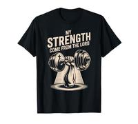 My Strength - Christian Bible Verse Gym Motivation Maglietta