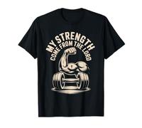 My Strength - Christian Bible Verse Gym Motivation Maglietta