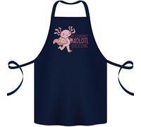 My Studenti Axolotl Domande Insegnante Divertente Cotone Grembiule 100% Organico