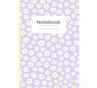 My Study Notes Notebook, purple&flowers: Study Notes & Planner Notebook for Girls: A Complete Workbook to Improve Handwriting, Spelling, and Dictation ... 8-18, Lined notebook for class or homework