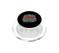 My Success Is An Introvert Successo silenzioso ||- PopSockets PopGrip per MagSafe