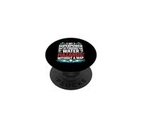MY SUPERPOWER IS FINDING WATER HAZARDS WITHOUT A MAP PopSockets PopGrip Adesivo