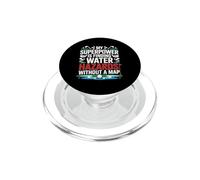 MY SUPERPOWER IS FINDING WATER HAZARDS WITHOUT A MAP PopSockets PopGrip per MagSafe