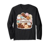My Sweeties Carino Candy Cioccolato Dessert Lovers Dolci Maglia a Manica