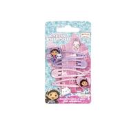 My sweety pop | 4 fermagli per capelli Gabby's Dollhouse | fermagli per capelli viola glitterati per ragazza | accessori per acconciatura bambino clip antiscivolo | idea regalo compleanno scuola