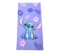 My sweety pop - Asciugamano da spiaggia per bambini - Asciugamano da bagno - Bambino - 70 x 140 cm - 100% cotone - Vacanze - Idea regalo (Stitch - Viola)
