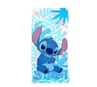 My sweety pop - Asciugamano da spiaggia Stitch - Asciugamano da bagno - Lilo e Stitch - Bambino - 70 x 140 cm - 100% poliestere - Vacanze - Idea regalo - Stitch - Bianco/Blu