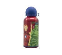My sweety pop - Borraccia - Alluminio - Per bambini - Presepe - Scuola - Vacanze - Pasti - 17,5 cm - 400 ml - Idratazione - Idea Regalo - Avengers - Rosso - per ragazzo