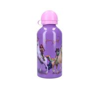 My sweety pop - Borraccia per bambini - Alluminio - per bambini - asilo - scuola - vacanze - pasto - 19 cm - 500 ml - idratazione - idea regalo (Unicorn Academy - viola/rosa)