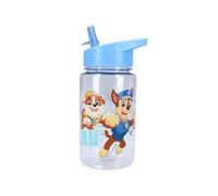 My sweety pop - Borraccia per ragazzi Paw Patrol Trasparente in Plastica - Per bambini - Asilo - Scuola dell'infanzia - Scuola - Vacanze - Pasti - 12 cm - 450 ml - Idratazione - Idea Regalo