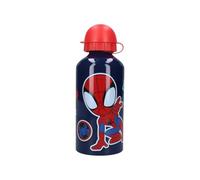 My sweety pop - Borraccia Spidey blu per bambini - alluminio - per bambini - asilo - scuola - vacanze - pasto - 19 cm - 500 ml - idratazione - idea regalo (Spidey - blu/rosso)