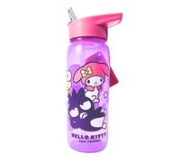 My sweety pop Hello Kitty - Borraccia sportiva per bambini, 600 ml | Senza BPA Design Kawaii Rosa Ideale e Tempo Libero Materiale Plastica di Alta Qualità Resistente