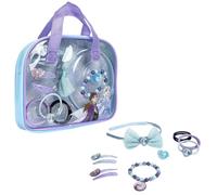 My sweety pop - La Frozen - Astuccio accessori per capelli e gioielli - Cerchietto per capelli, bracciale, anello, fermagli ed elastici - 12 pezzi - Disney Frozen