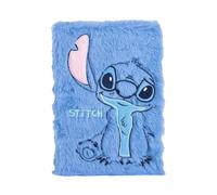 My sweety pop Notebook Stitch Disney | Diario intimo in peluche blu con pelliccia, formato A5 per ragazza e ragazzo, forniture scolastiche e regalo di compleanno per bambini