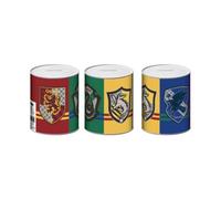 My Sweety Pop Salvadanaio Harry Potter in metallo Scatola di risparmio | Decorazione Camera Hogwarts Grifondoro Serpeverde Regalo Educativo Stregone 10x10x12 cm Ferro Bianco Robusto