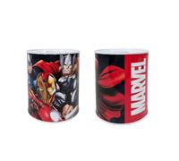 My sweety pop - Salvadanaio in metallo Marvel rosso - Scuola - Stoccaggio monete - 12 cm - Idea regalo
