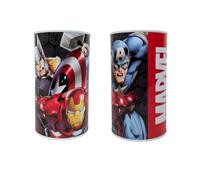 My sweety pop - Salvadanaio in metallo Marvel rosso - Scuola - Stoccaggio monete - 17,5 cm - Idea regalo