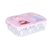 My sweety pop - Scatola per merenda - Pranzo box - Per bambini - asilo - scuola - vacanze - pasto - 19,5 cm - Idea regalo - 3 scomparti - Frozen - Rosa - Ragazza