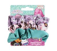 My sweety pop Set di 3 elastici per capelli Gabby's Dollhouse | elastici per capelli in velluto rosa viola blu | accessori per acconciatura per bambini anti-rottura | regalo di compleanno Gabby e la