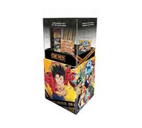My sweety pop | Set di cancelleria One Piece | Kit forniture scolastiche per bambini con barattolo per matite gomma, righello per matita e 3 matite | Idea regalo compleanno manga luffy pirata