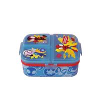My sweety pop Spidey - Contenitore per merenda con 4 scomparti, colore: Blu | Robusto 7x16 5x19 5 cm ideale Quattro spazi separati per organizzare perfettamente il pasto dei bambini