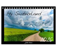 My Switzerland (Tischkalender 2026 DIN A5 quer), CALVENDO Monatskalender: Entdecken Sie die Schweiz in ihrer ganzen Schönheit