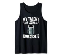 My Talent Is Losing 10MM Sockets Car Guy Meme Meccanico di Auto Canotta