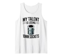 My Talent Is Losing 10MM Sockets Meccanico Joke Car Guy Canotta