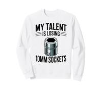 My Talent Is Losing 10MM Sockets Meccanico Joke Car Guy Felpa