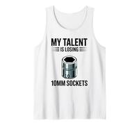 My Talent Is Losing - Prese da 10 mm, per Auto e Meccanici Divertenti Canotta