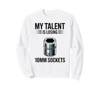 My Talent Is Losing - Prese da 10 mm, per Auto e Meccanici Divertenti Felpa