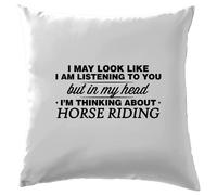 My Testa I'M Cavallo Equitazione - Cuscino - Cavalli Fantino Corsa Cavaliere