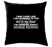 My Testa I'M Cavallo Equitazione - Cuscino - Cavalli Fantino Corsa Cavaliere