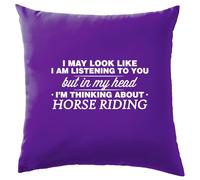 My Testa I'M Cavallo Equitazione - Cuscino - Cavalli Fantino Corsa Cavaliere