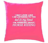 My Testa I'M Cavallo Equitazione - Cuscino - Cavalli Fantino Corsa Cavaliere