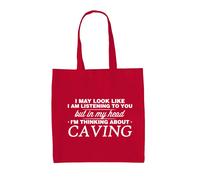 My Testa I'M Caving - Borsa Tote IN Tela - Caverne Mountain Caver Adventure
